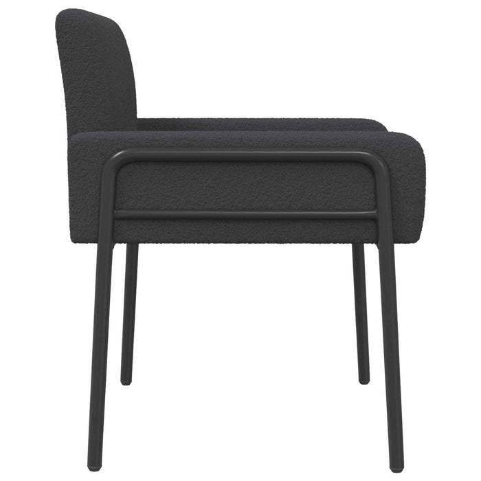 Fotoliu decorativ Gri închis Bouclé WALTI