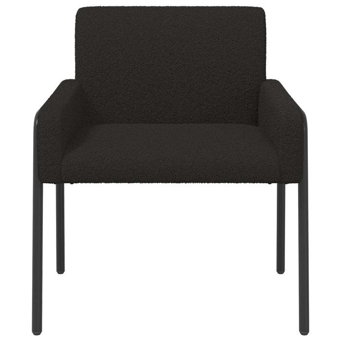Fotoliu decorativ Negru Bouclé WALTI