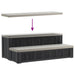 Treaptă pentru cadă cu spațiu de depozitare 2 pași Maro și gri - WALTI WALTI