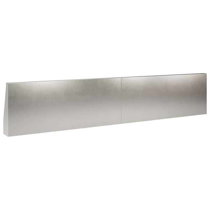 Zid de sprijin 2 buc. 100 x 12 x 40 cm Oţel inoxidabil Argintiu WALTI