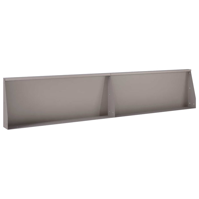 Zid de sprijin 2 buc. 100 x 12 x 40 cm Ruginit WALTI