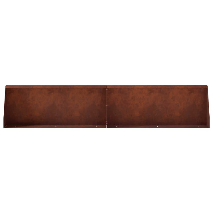 Zid de sprijin 2 buc. 100 x 12 x 40 cm Ruginit WALTI
