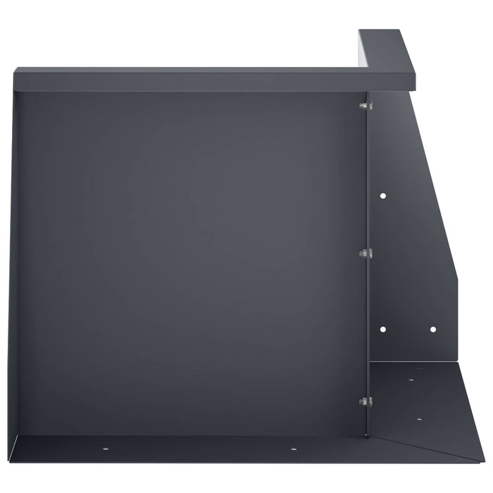 Zid de sprijin 50 x 50 x 50 cm Oțel Antracit WALTI