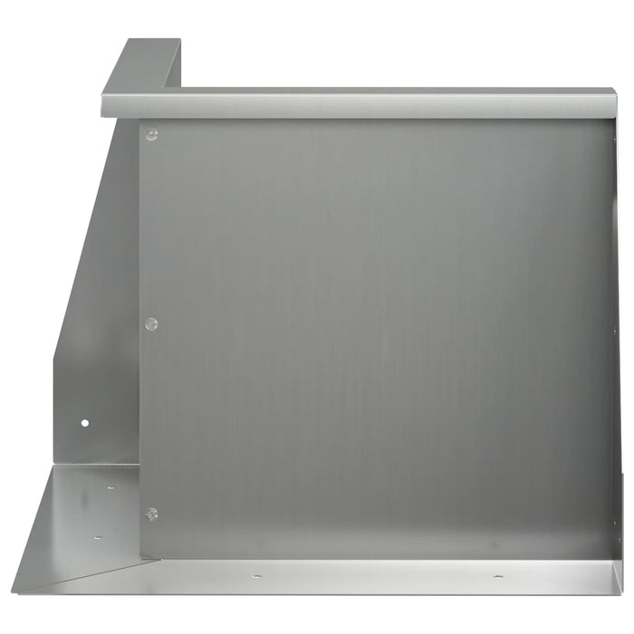 Zid de sprijin 50 x 50 x 50 cm Oțel Galvanizat Argintiu WALTI