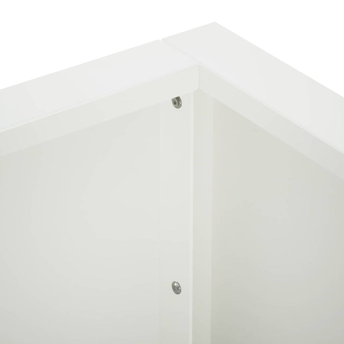 Zid de sprijin 50 x 50 x 30 cm Oțel Alb WALTI