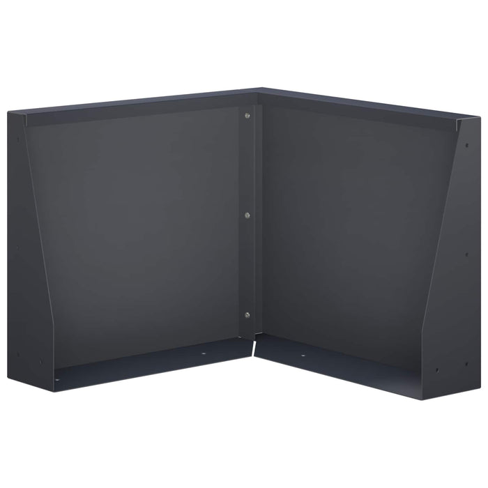 Zid de sprijin 50 x 50 x 30 cm Oțel Antracit WALTI