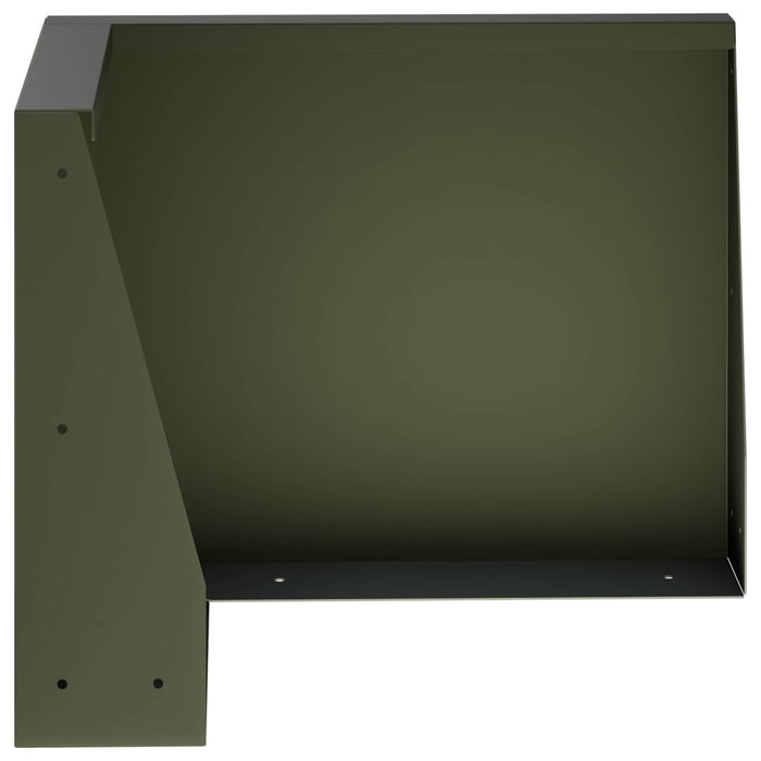 Zid de sprijin 50 x 50 x 30 cm Oțel Verde măsliniu WALTI