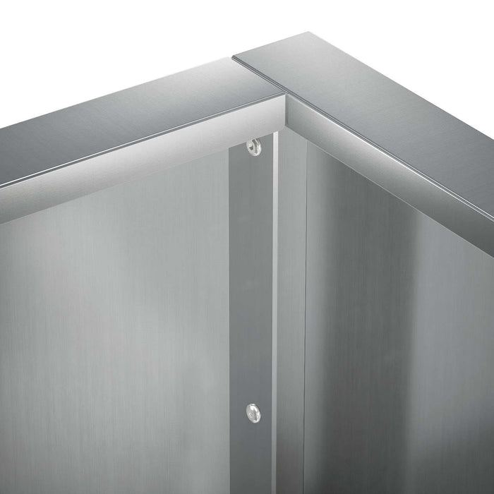 Zid de sprijin 50 x 50 x 50 cm Oțel Galvanizat Argintiu WALTI