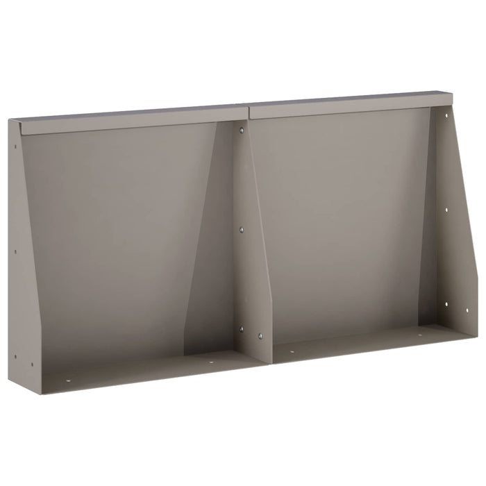 Zid de sprijin 2 buc. 40 x 12 x 40 cm Ruginit WALTI