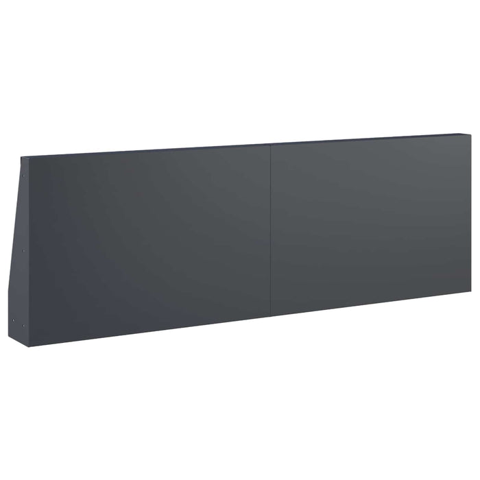 Zid de sprijin 2 buc. 60 x 12 x 30 cm Oțel Antracit WALTI