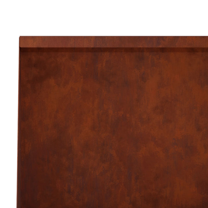 Zid de sprijin 2 buc. 60 x 12 x 30 cm Ruginit WALTI