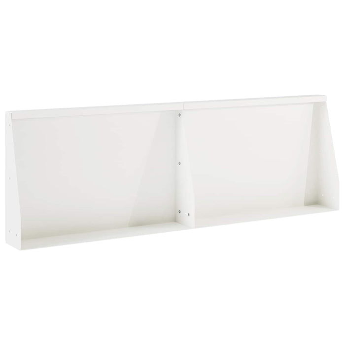Zid de sprijin 2 buc. 60 x 12 x 40 cm Oțel Alb WALTI