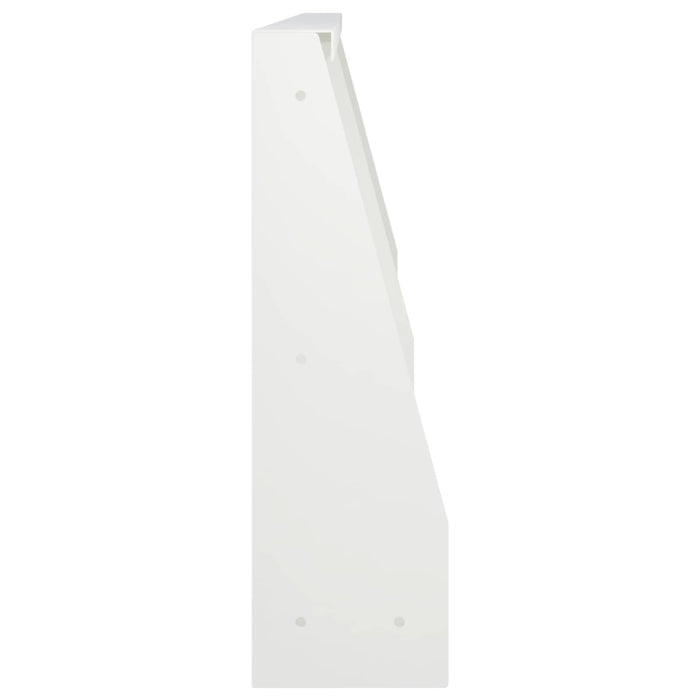 Zid de sprijin 2 buc. 60 x 12 x 40 cm Oțel Alb WALTI