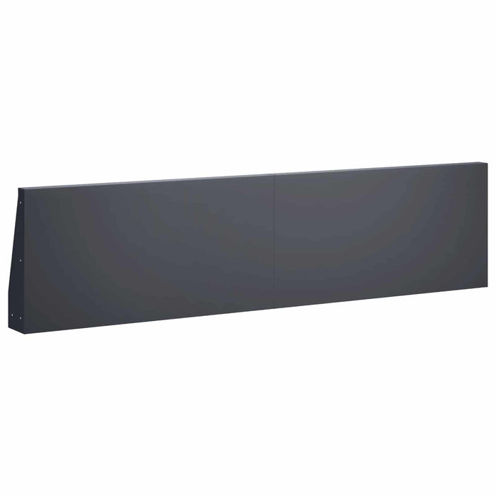 Zid de sprijin 2 buc. 80 x 12 x 50 cm Oțel Antracit WALTI