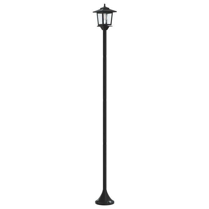 Set de Stâlpi de Lumină 2 buc. Negru 16 x 16 x 156 cm WALTI