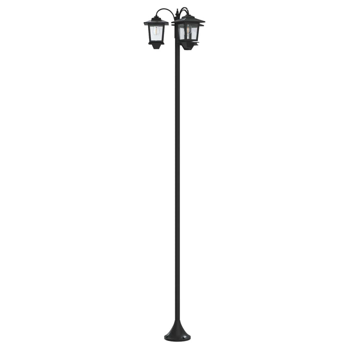 Stâlp de lampă cu 3 capete with LED Bulb Negru 16 x 16 x 187 cm - WALTI WALTI