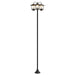 Stâlp de lampă cu 3 capete with LED Bulb Negru 16 x 16 x 187 cm - WALTI WALTI