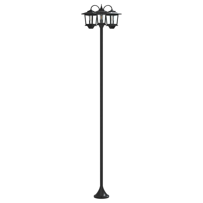 Stâlp de lampă cu 3 capete with LED Bulb Negru 16 x 16 x 187 cm - WALTI WALTI