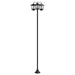 Stâlp de lampă cu 3 capete with LED Bulb Negru 16 x 16 x 187 cm - WALTI WALTI