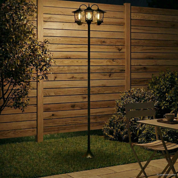 Lampă solară de exterior with LED Bulb Negru - WALTI WALTI