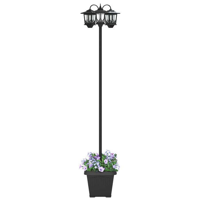Lampă solară de exterior with LED Bulb Negru WALTI