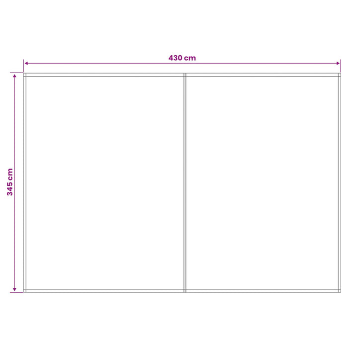 Material de înlocuire pentru copertină Galben și alb Poliester - WALTI WALTI