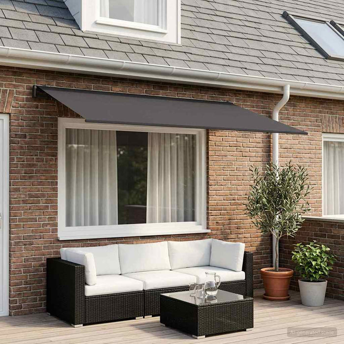 Material de înlocuire pentru copertină Antracit 450 × 300 cm WALTI