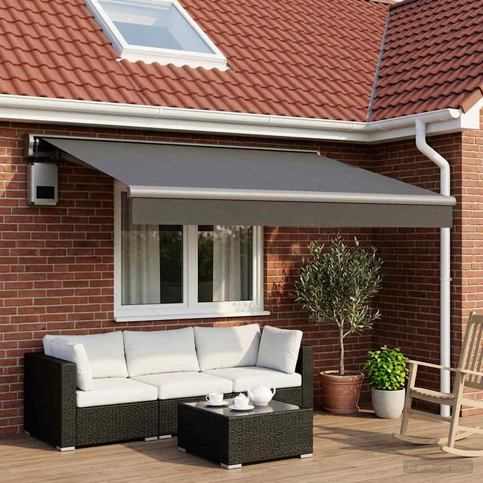 Material de înlocuire pentru copertină Antracit 500 × 300 cm WALTI