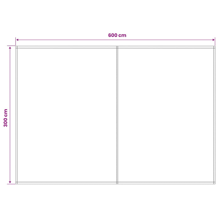 Material de înlocuire pentru copertină Maro 600 × 300 cm - WALTI WALTI
