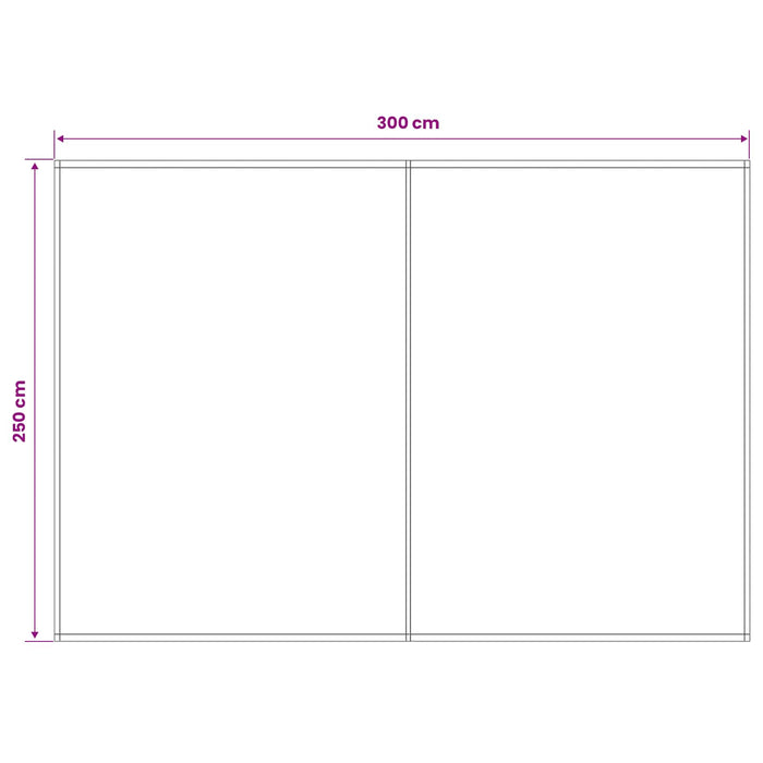 Material de înlocuire pentru copertină Roșu și Alb 300 x 250 cm - WALTI WALTI