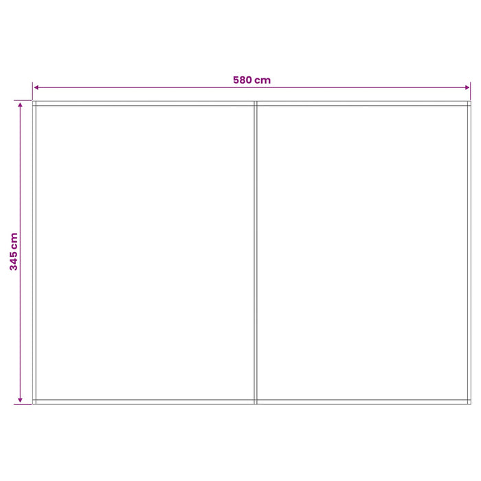 Material de înlocuire pentru copertină Roșu și Alb 600 × 350 cm - WALTI WALTI