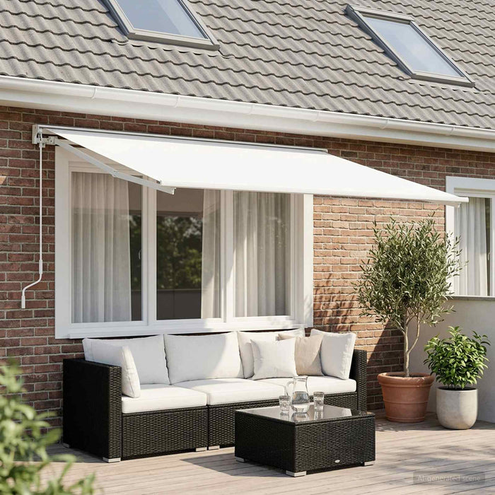 Material de înlocuire pentru copertină Alb 350 x 250 cm - WALTI WALTI