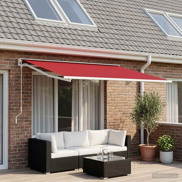 Material de înlocuire pentru copertină Roșu 300 x 250 cm - WALTI WALTI