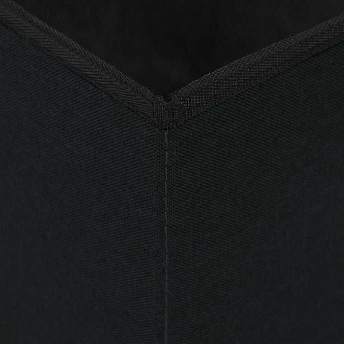 Bancă de depozitare pliabilă Negru 180 kg 80 L 77 x 38 x 38 cm WALTI