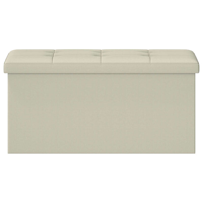 Bancă de depozitare pliabilă Alb 180 kg 80 L 77 x 38 x 38 cm In WALTI