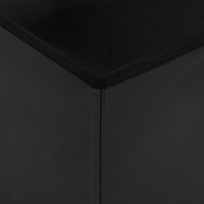 Bancă de depozitare pliabilă Negru 180 kg 80 L 77 x 38 x 38 cm WALTI