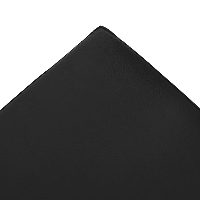 Bancă de depozitare pliabilă Negru 180 kg 80 L 77 x 38 x 38 cm WALTI