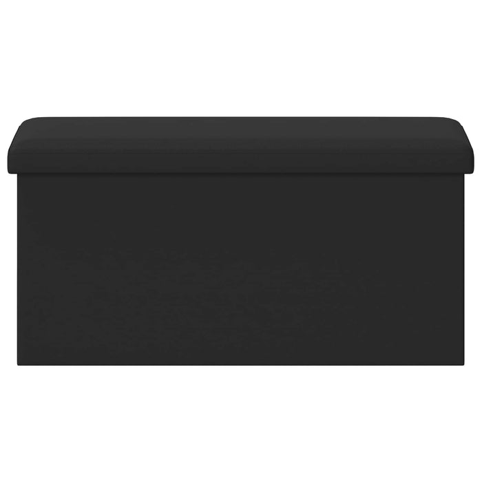 Bancă de depozitare pliabilă Negru 180 kg 80 L 77 x 38 x 38 cm WALTI
