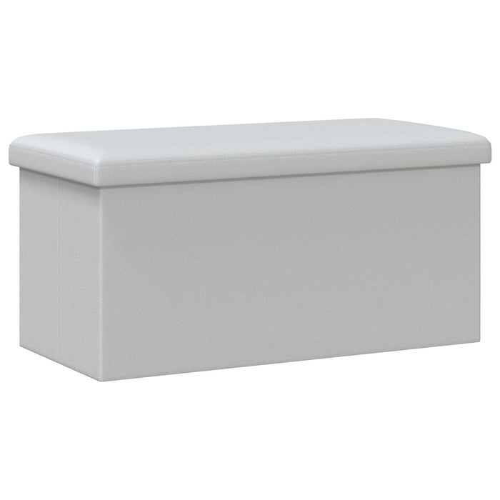 Bancă de depozitare pliabilă Alb 180 kg 80 L 77 x 38 x 38 cm WALTI