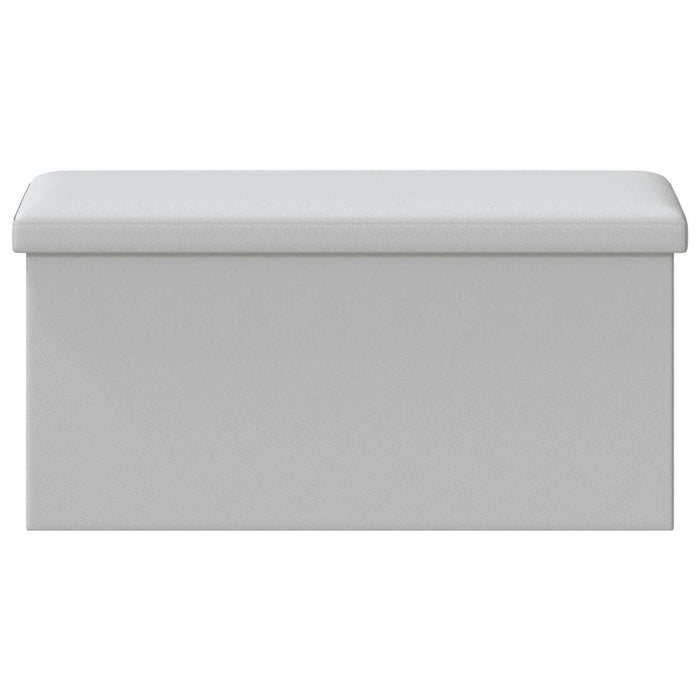 Bancă de depozitare pliabilă Alb 180 kg 80 L 77 x 38 x 38 cm WALTI