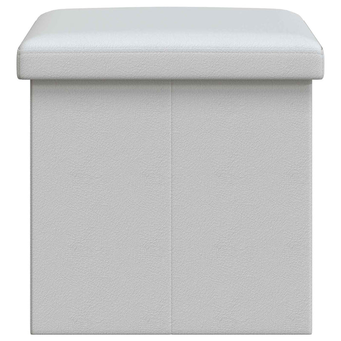 Bancă de depozitare pliabilă Alb 180 kg 80 L 77 x 38 x 38 cm WALTI