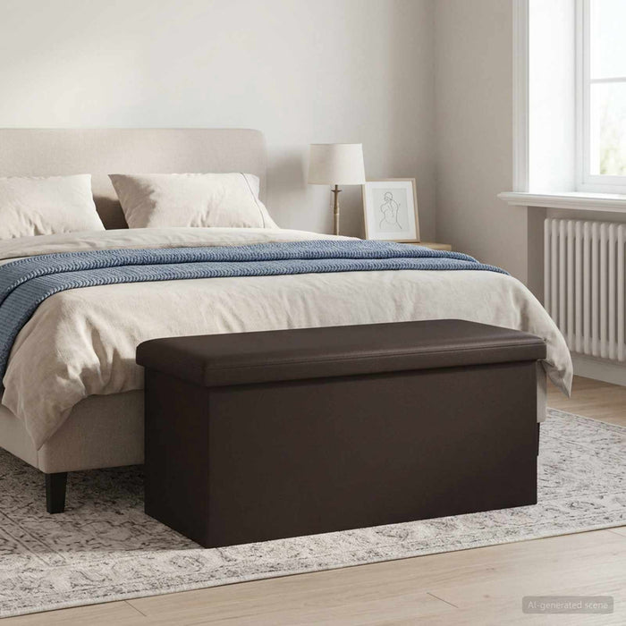 Bancă de depozitare pliabilă Maro 180 kg 80 L 77 x 38 x 38 cm WALTI