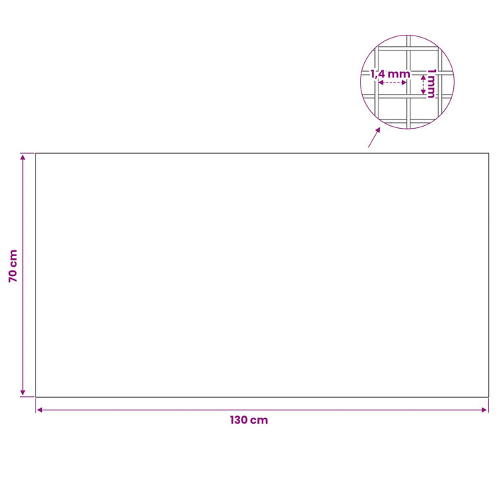 Capac pentru ax de lumină cu cleme 2 buc. 70 x 130 cm Argintiu WALTI