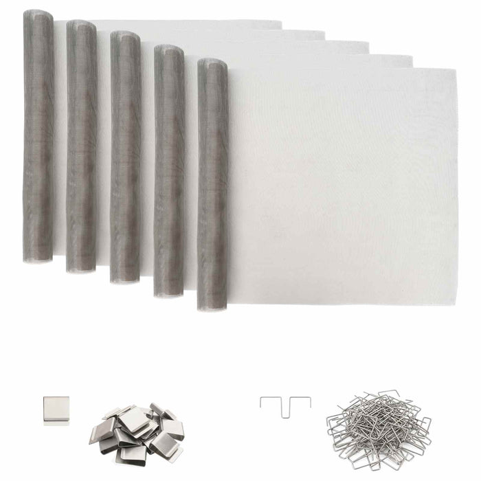 Capac pentru ax de lumină cu cleme 5 buc. 70 x 130 cm Argintiu WALTI