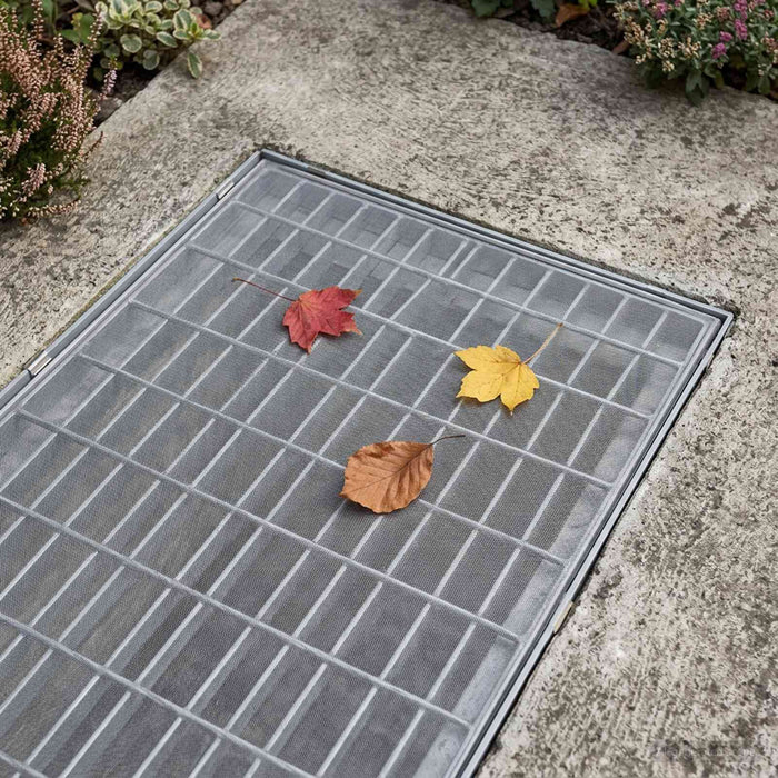 Capac pentru ax de lumină cu cleme 5 buc. 70 x 130 cm Argintiu WALTI