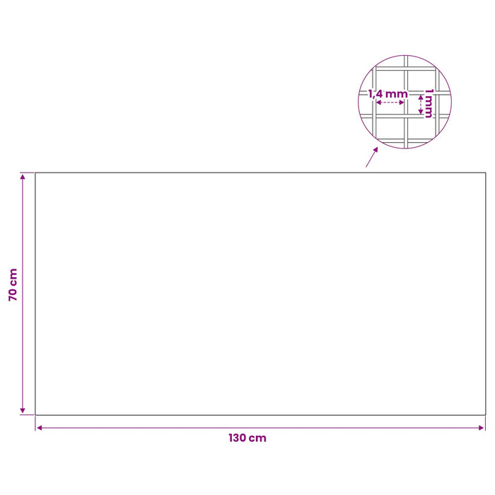 Capac pentru ax de lumină cu cleme 2 buc. 70 x 130 cm Gri WALTI