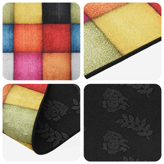 Covor Runner LESAKA colorat 100 x 300 cm Catifea diamant WALTI
