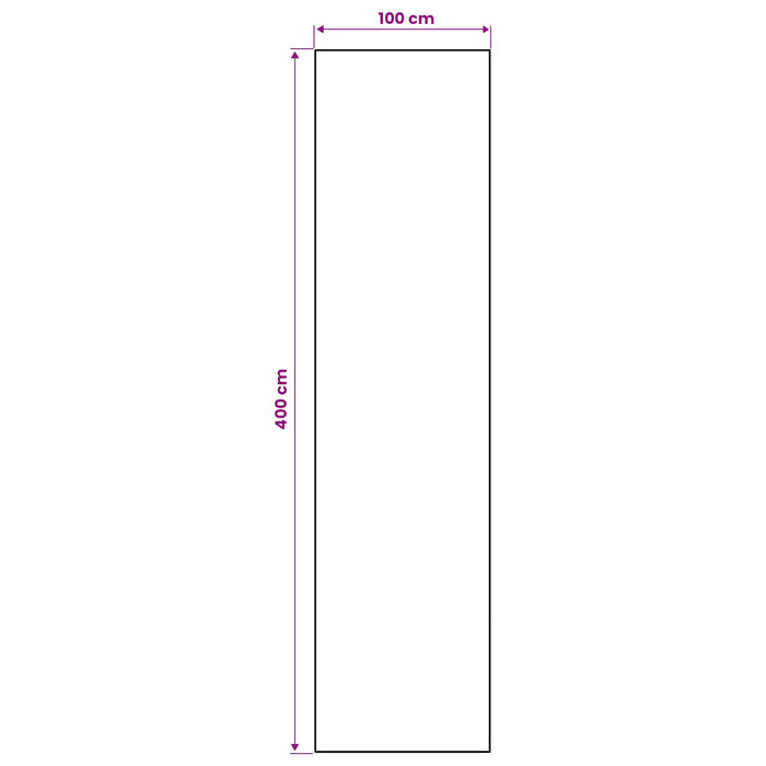 Covor Runner ORIZ 1150 gsm Model din plasă neagră WALTI