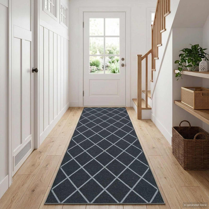 Covor Runner ORIZ 1150 gsm Model din plasă neagră WALTI