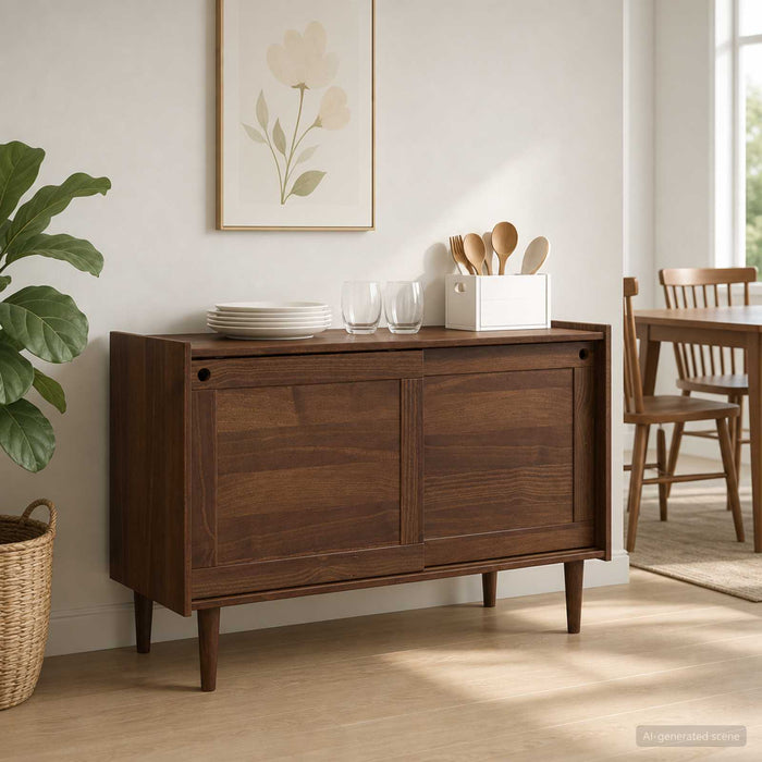 Bufet BILBAO Caramel închis 114 x 45 x 75 cm WALTI